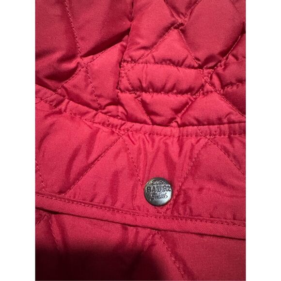 Eddie Bauer Red quilted puffer Goose Down Jacket - Picture 9 of 13
